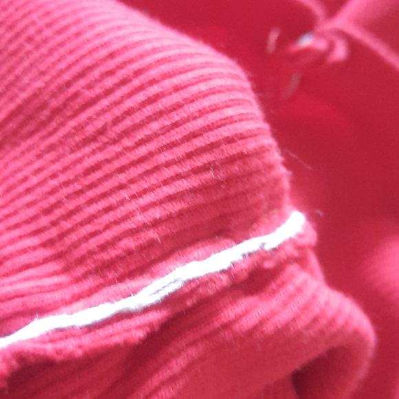 Red Ribbed Tank - Picture 2 of 2